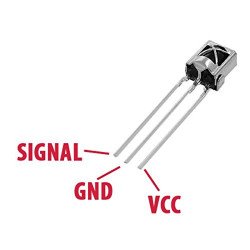 récepteur infrarouge 38Khz, HS/VS1838 récepteur infrarouge 38Khz, HS/VS1838