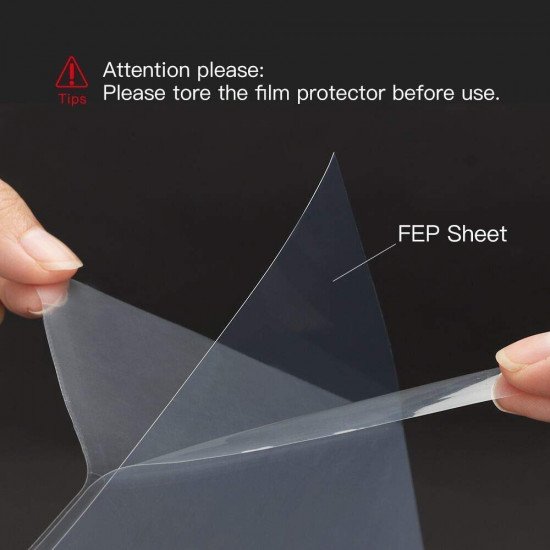 Film FEP SLA/LCD pour imprimante 3D 140x200mm épaisseur 0.15-0.2mm