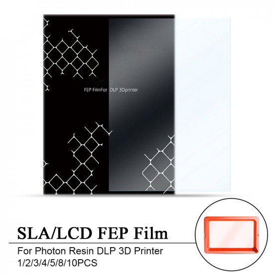 Film FEP SLA/LCD pour imprimante 3D 140x200mm épaisseur 0.15-0.2mm