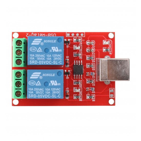 5V 2 Channel Relay Module USB Control 5V 2 Channel Relay Module USB Control