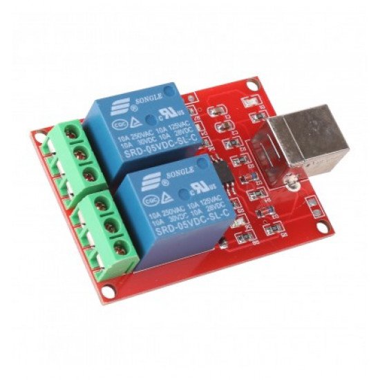5V 2 Channel Relay Module USB Control 5V 2 Channel Relay Module USB Control