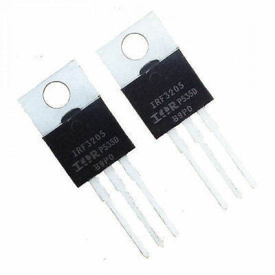 MOSFET type  IRF3205PBF 55 V 8 mOhm  98A  97.3 nC TO-220