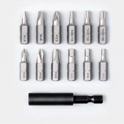 Tournevis électrique  avec embouts de vis 12 pièces S2 3.6V 2000mah