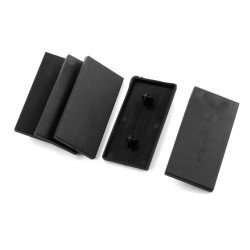 Capuchon d’extrémité de profil en aluminium Vslot 20X40 en nylon noir Capuchon d’extrémité de profil en aluminium Vslot 20X40 en nylon noir