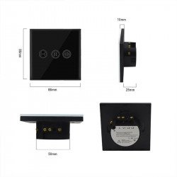interrupteur intelligent WIFI-RF tactile pour rideaux interrupteur intelligent WIFI-RF tactile pour rideaux