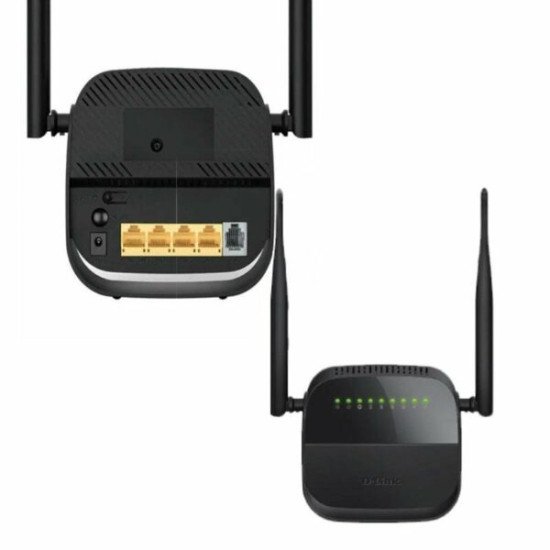 D-Link DSL-124 ADSl2+ Wifi N300 4-Port Modem&Routeur D-Link DSL-124 ADSl2+ Wifi N300 4-Port Modem&Routeur