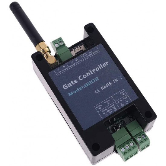 G202 GSM Ouvre-porte à distance OnOff Relay Switch Télécommande 