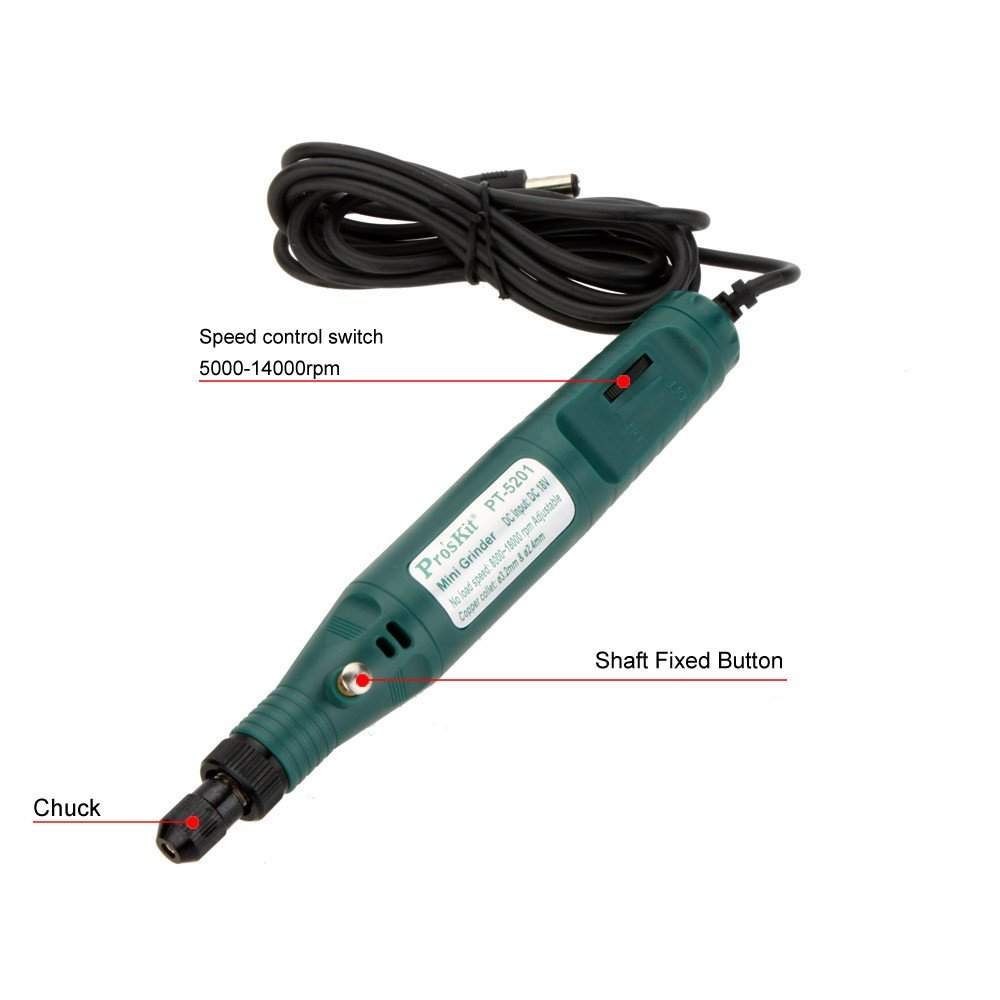 Pro'sKit pt-5201 b Mini Electronic Grinder