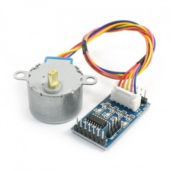 Aofocy 1 Ensemble de Moteur Pas à Pas 5V et de Carte de Commande ULN2003 28BYJ-48 Moteur Pas à Pas à 4 Phases pour Arduino Aofocy 1 Ensemble de Moteur Pas à Pas 5V et de Carte de Commande ULN2003 28BYJ-48 Moteur Pas à Pas à 4 Phases pour Arduino