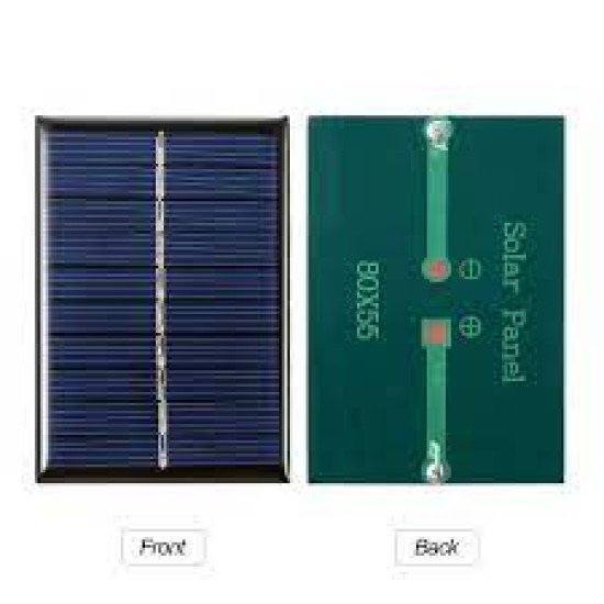 0.5W 5V Mini panneau solaire  80X55mm