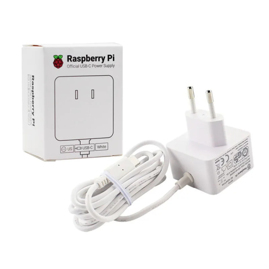 Alimentation Officielle Raspberry Pi 4 (USB-C) - Blanc