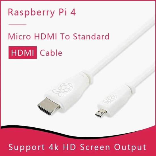 Micro HDMI to Standard HDMI (A/M) Cable - 2M