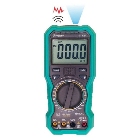 Pro'skit – multimètre multifonction MT-1706 True RMS