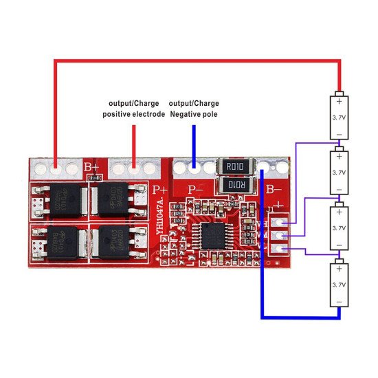BMS Carte de protection 4S 30A 14.8V 18650 BMS Carte de protection 4S 30A 14.8V 18650