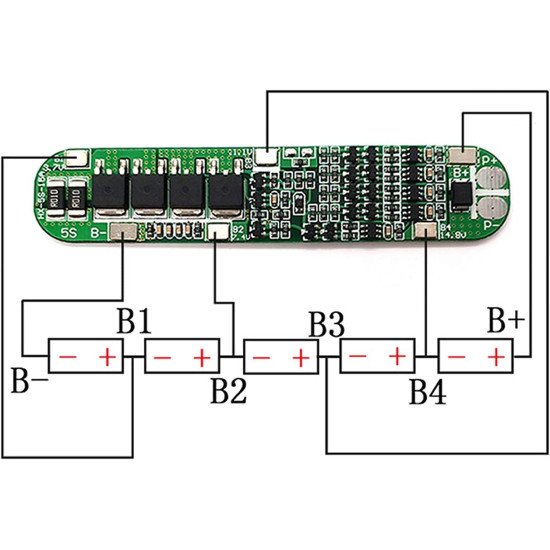 BMS Carte de protection 5S 15A 18.5VV