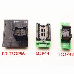 kit de prise adaptateurs de programmeur TSOP56 + SOP44 à DIP44 + TSOP48 à DIP48 kit de prise adaptateurs de programmeur TSOP56 + SOP44 à DIP44 + TSOP48 à DIP48