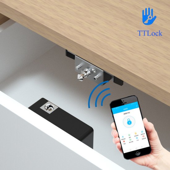 Serrure de porte intelligente NFC 13,56MHZ, TTlock App