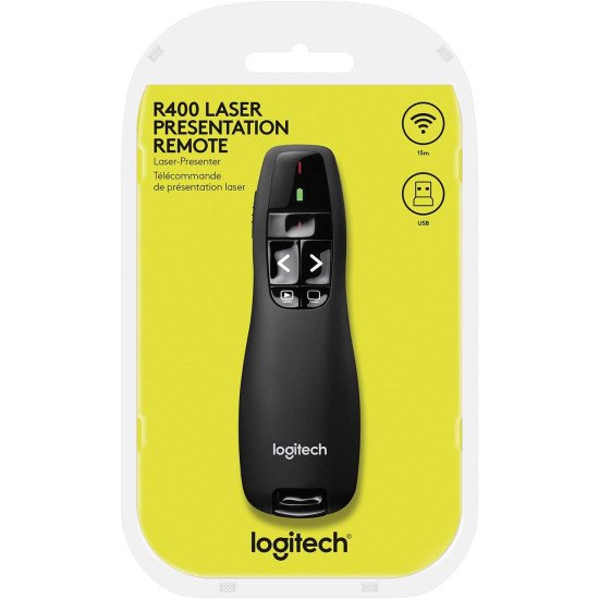 Logitech r400 commande de présentation laser