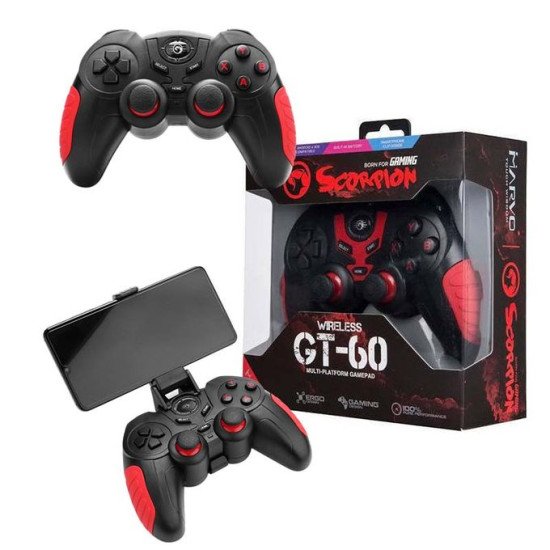 Marvo Manette De Jeux Gamepad Sans-Fil (Android/PC) GT-60