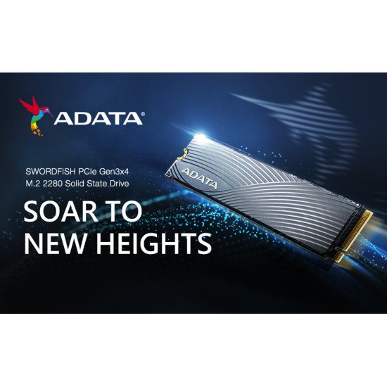 Série ADATA Swordfish : 2 To M.2 2280 NVMe PCIe Gen3x4
