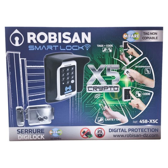 Kit control d'acces  X5CRYPTO ROBISANE