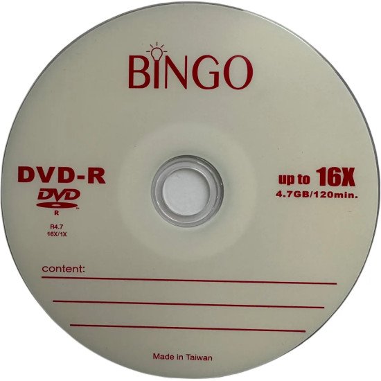 Bingo DVD RW 16x 4.7GB