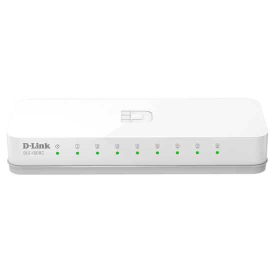 Comutateur de Reseau D-link DES-1008C 8 ports 10/100 Mbit/s