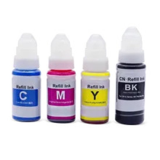 Bouteilles d'encre CMYK