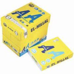 RAME DE PAPIER EL-HILAL 500F/80G 21*27  RAME DE PAPIER EL-HILAL 500F/80G 21*27