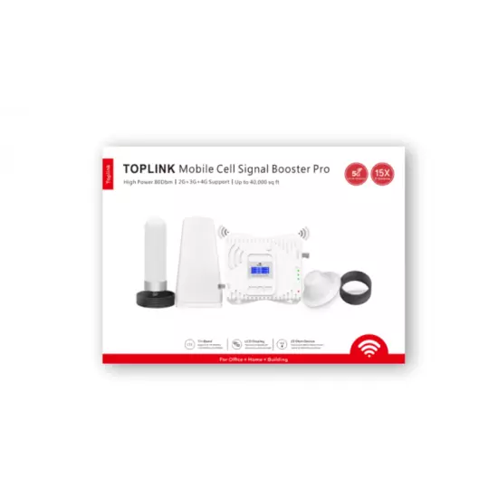 TOP LINK Amplificateur de signal cellulaire mobile Pro TOP LINK Amplificateur de signal cellulaire mobile Pro