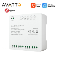AVATTO – Module de commutation Wifi 4 canaux wifi, bluetooth, RF433 Mhz tuya