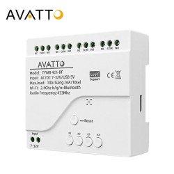AVATTO – Module de commutation Wifi 4 canaux wifi, bluetooth, RF433 Mhz tuya AVATTO – Module de commutation Wifi 4 canaux wifi, bluetooth, RF433 Mhz tuya