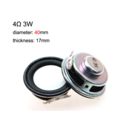 Haut-parleur stéréo 50 mm 4 ohms 4 Ω 3 W Haut-parleur stéréo 50 mm 4 ohms 4 Ω 3 W