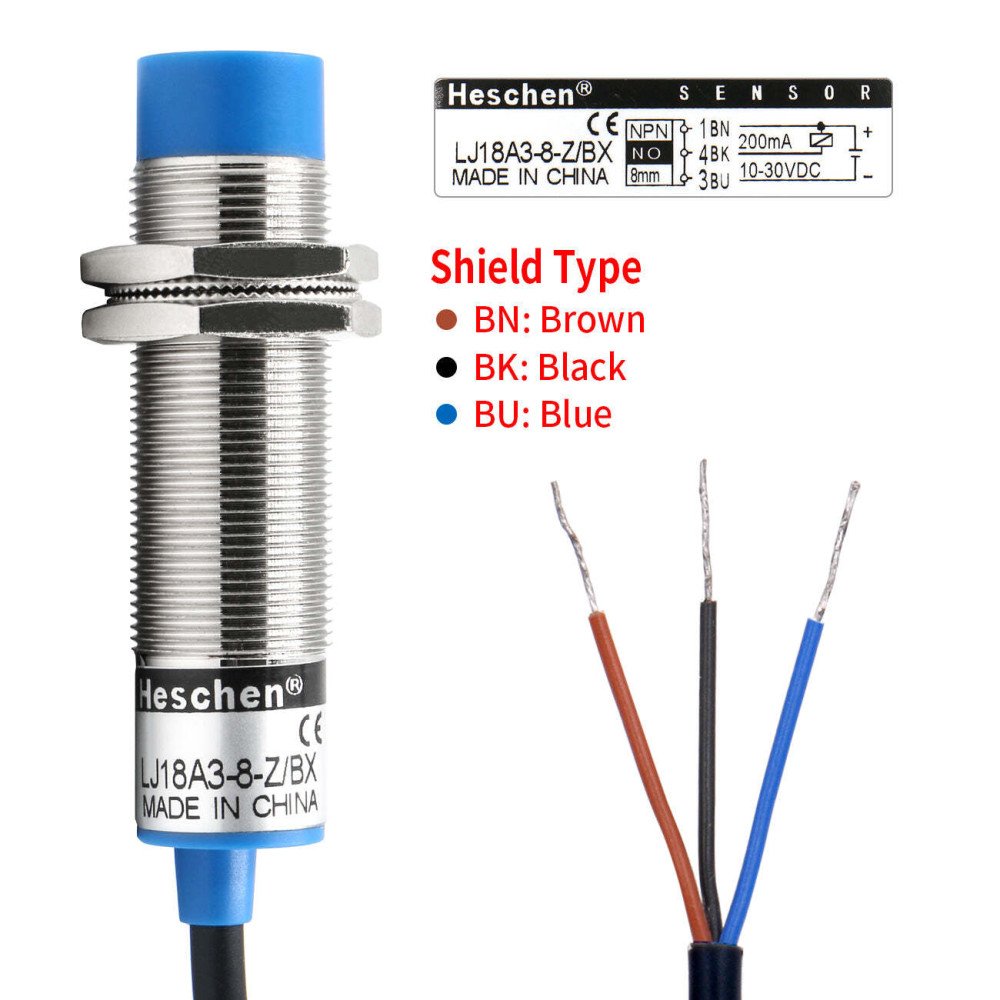 LJ18A3-8-Z/BX NPN inductive proximity sensor detection switch 8mm
