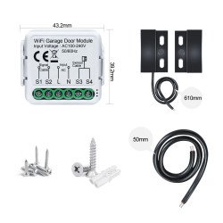 GIRIER-Tuya Ouvre-porte de garage WiFi intelligent GIRIER-Tuya Ouvre-porte de garage WiFi intelligent