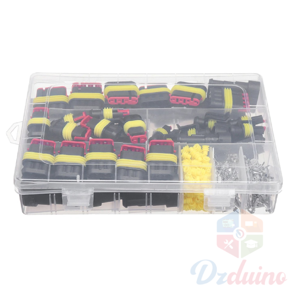 352pcs HID Waterproof Connectors 1/2/3/4 Pin 300V 12A