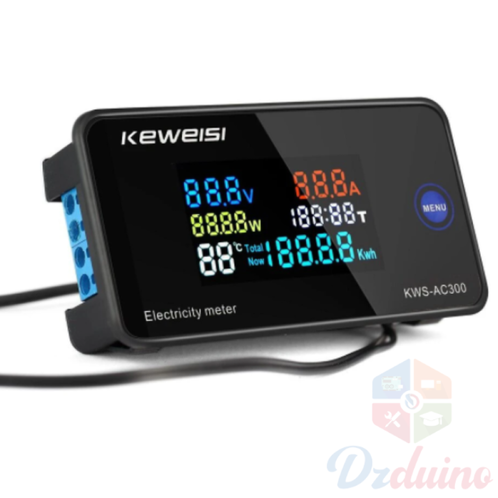 KEWEISI AC 50~300V 100A Digital Voltmeter Ammeter