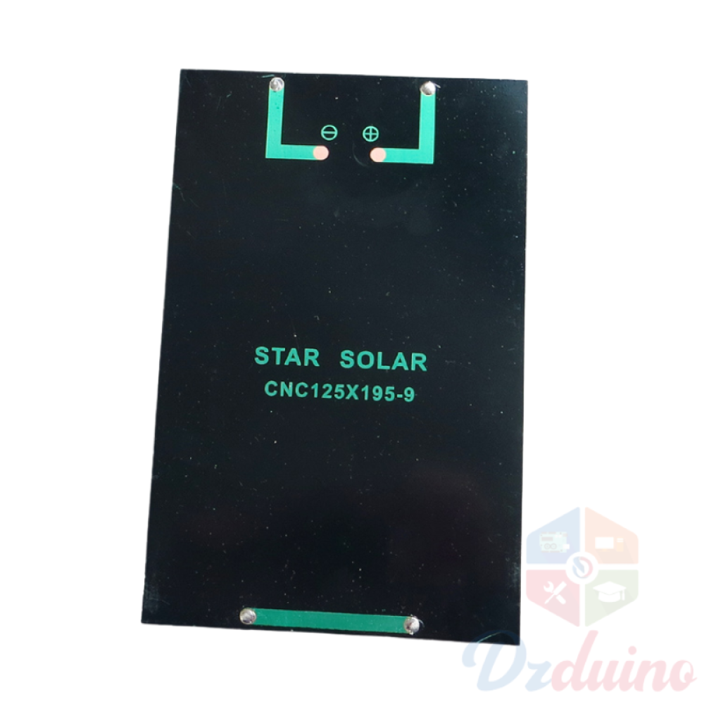 125x195mm 9V 3W Solar Panel