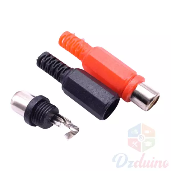 Cable Rca Enceinte RUNCCI-YUN Lot De 2 Câbles De Haut-parleur RCA Mâles 14 AWG Vers Connecteur RCA Pour Multimédia Et CCTV (argenté) (1FT/0,3 M Câbles Rca