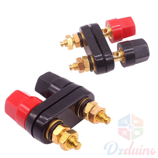 Borne de couple de fiches banane de 4 mm