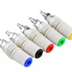 Borne M5*48 prise banane femelle 5mm 30A  Borne M5*48 prise banane femelle 5mm 30A