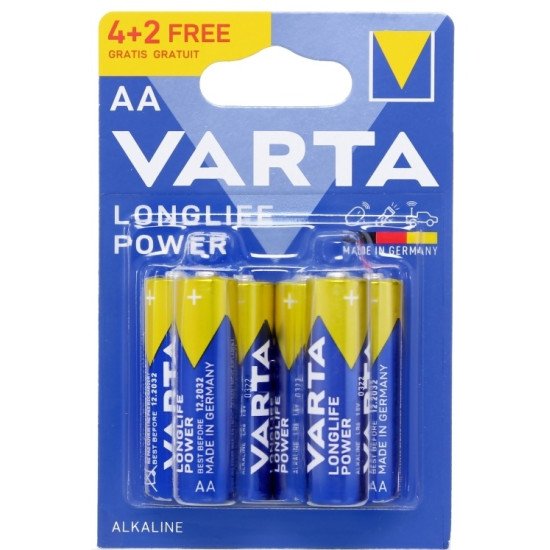 Varta Pile Alcaline AA LR6 4+2pcs 1PACK