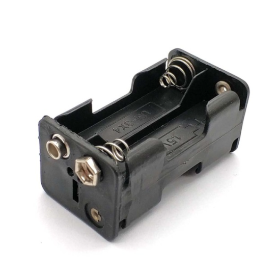 Support de batterie 2x2 4xAA avec connecteur 9V