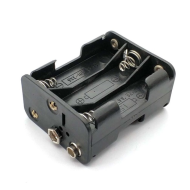 Support de batterie 3x2 6xAA  avec connecteur 9V