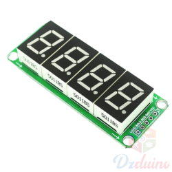 Module d'affichage 7 segments 4 chiffres avec 74HC595 Module d'affichage 7 segments 4 chiffres avec 74HC595