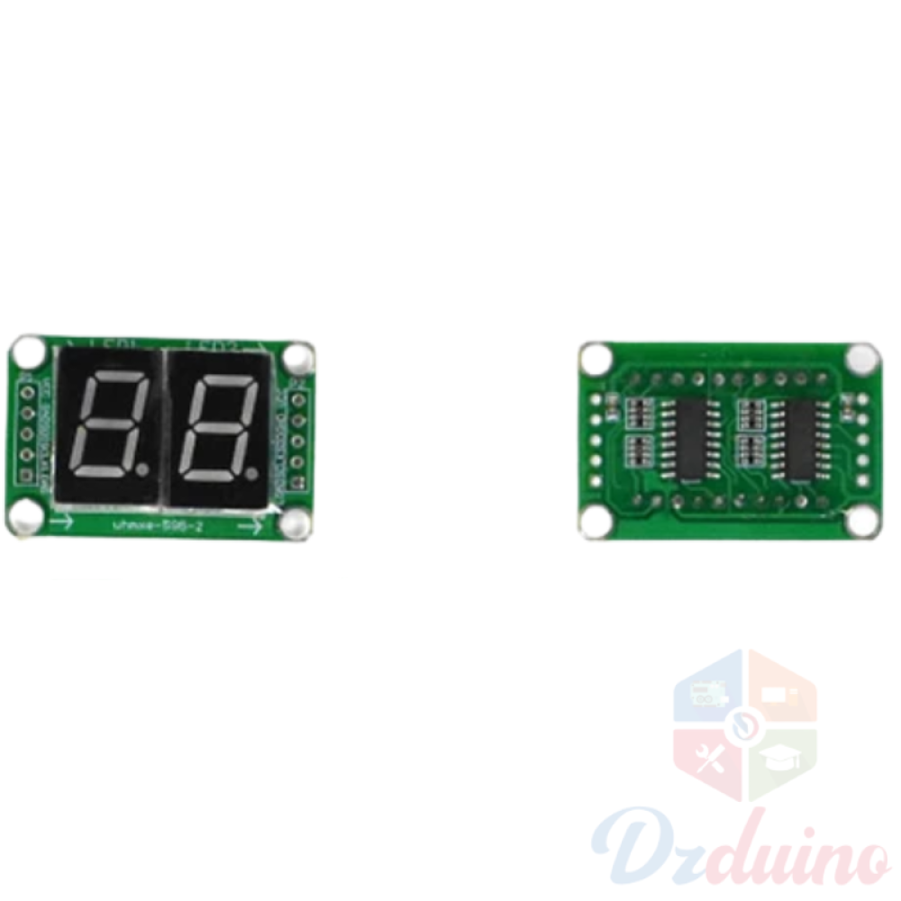 Display Module 7-Segment 2 Digit with 74HC595