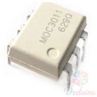 MOC3011 IC - Optocoupleur DIP 6 broches Optoisolateur - Sortie pilote TRIAC