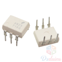 Optocoupleur d'entrée CC 4N25M, trou traversant, PDIP 6 broches Optocoupleur d'entrée CC 4N25M, trou traversant, PDIP 6 broches