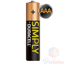 Pile Duracell Simply AAA/LR03/MN2400 1,5 V Pile Duracell Simply AAA/LR03/MN2400 1,5 V