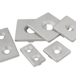 Capuchon d’extrémité en aluminium argenté pour 2020 Capuchon d’extrémité en aluminium argenté pour 2020